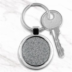 Circle Ornate Motif Random Pattern Key Chain (round) by dflcprintsclothing