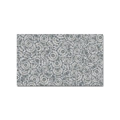 Circle Ornate Motif Random Pattern Sticker (rectangular)