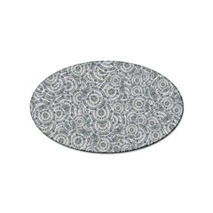 Circle Ornate Motif Random Pattern Sticker Oval (10 Pack) by dflcprintsclothing