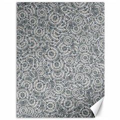 Circle Ornate Motif Random Pattern Canvas 36  X 48 