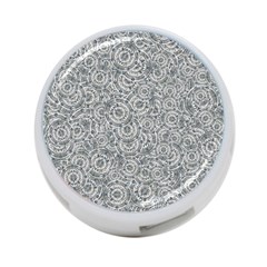 Circle Ornate Motif Random Pattern 4-port Usb Hub (one Side) by dflcprintsclothing