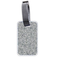 Circle Ornate Motif Random Pattern Luggage Tag (two Sides) by dflcprintsclothing