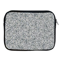 Circle Ornate Motif Random Pattern Apple Ipad 2/3/4 Zipper Cases by dflcprintsclothing