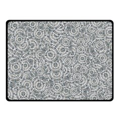 Circle Ornate Motif Random Pattern Fleece Blanket (small) by dflcprintsclothing