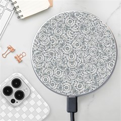 Circle Ornate Motif Random Pattern Wireless Charger by dflcprintsclothing