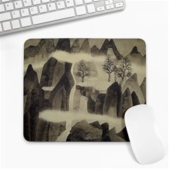 Quiet Mountain Large Mousepad by qygartwork