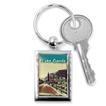 On The Way To Lake Garda, Italy. Key Chain (Rectangle) Front