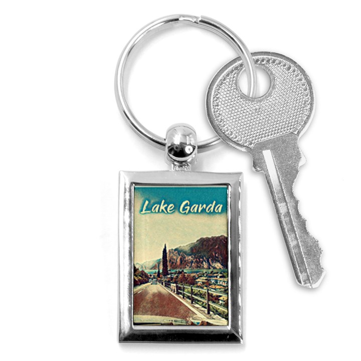 On The Way To Lake Garda, Italy. Key Chain (Rectangle)