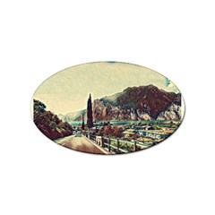 On The Way To Lake Garda, Italy  Sticker (oval) by ConteMonfrey