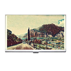 On The Way To Lake Garda, Italy  Business Card Holder by ConteMonfrey