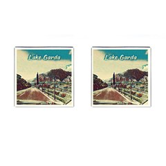 On The Way To Lake Garda, Italy  Cufflinks (square) by ConteMonfrey