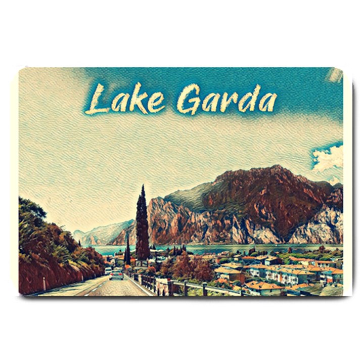 On The Way To Lake Garda, Italy. Large Doormat