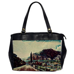 On The Way To Lake Garda, Italy  Oversize Office Handbag by ConteMonfrey