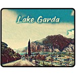 On The Way To Lake Garda, Italy. One Side Fleece Blanket (Medium) 60 x50  Blanket Front