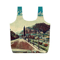 On The Way To Lake Garda, Italy  Full Print Recycle Bag (m) by ConteMonfrey