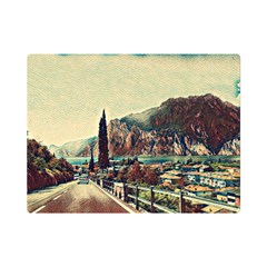 On The Way To Lake Garda, Italy  One Side Premium Plush Fleece Blanket (mini) by ConteMonfrey