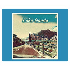 On The Way To Lake Garda, Italy  One Side Premium Plush Fleece Blanket (medium) by ConteMonfrey