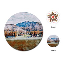 Trentino Alto Adige, Italy  Playing Cards Single Design (round) by ConteMonfrey