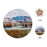 Trentino Alto Adige, Italy. Playing Cards Single Design (Round) Front