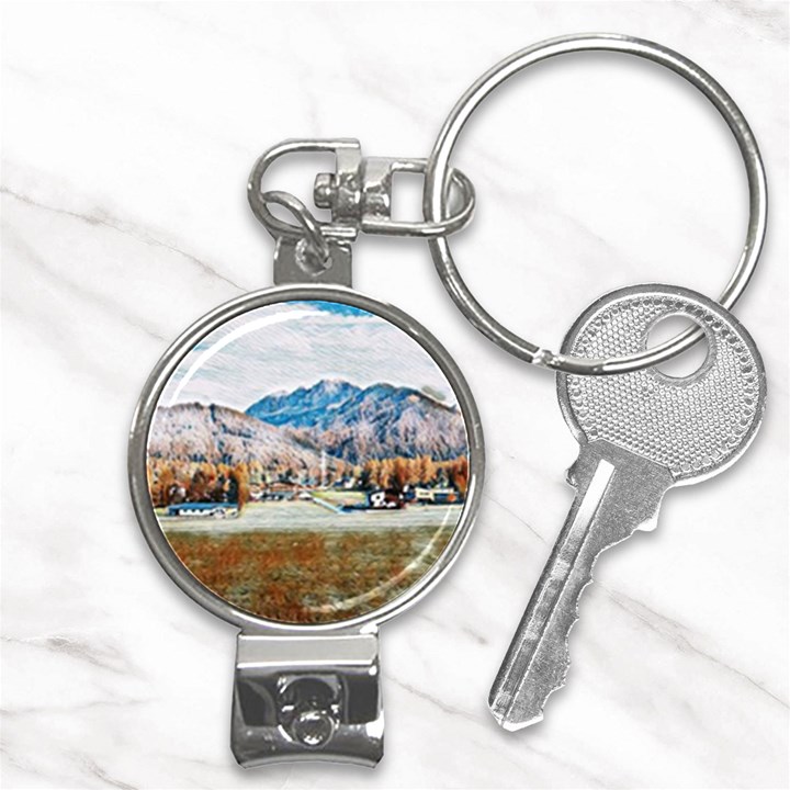 Trentino Alto Adige, Italy. Nail Clippers Key Chain