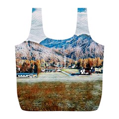 Trentino Alto Adige, Italy  Full Print Recycle Bag (l) by ConteMonfrey