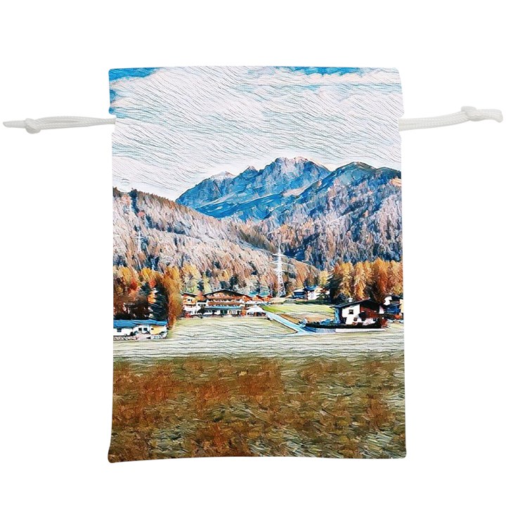 Trentino Alto Adige, Italy. Lightweight Drawstring Pouch (XL)