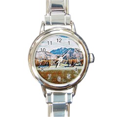 Trentino Alto Adige, Italy  Round Italian Charm Watch by ConteMonfrey