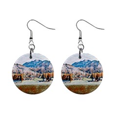 Trentino Alto Adige, Italy  Mini Button Earrings by ConteMonfrey