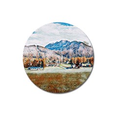 Trentino Alto Adige, Italy  Magnet 3  (round) by ConteMonfrey