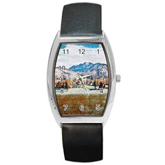 Trentino Alto Adige, Italy  Barrel Style Metal Watch by ConteMonfrey