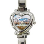 Trentino Alto Adige, Italy. Heart Italian Charm Watch Front