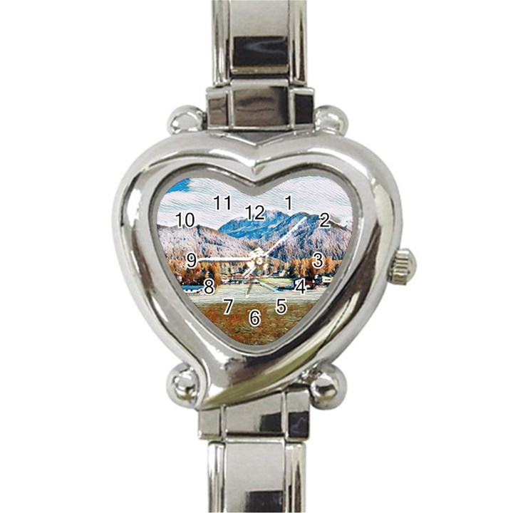 Trentino Alto Adige, Italy. Heart Italian Charm Watch