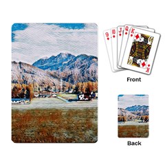 Trentino Alto Adige, Italy  Playing Cards Single Design (rectangle) by ConteMonfrey