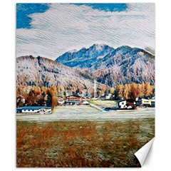 Trentino Alto Adige, Italy  Canvas 8  X 10  by ConteMonfrey