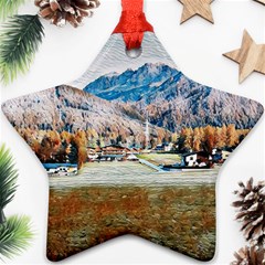 Trentino Alto Adige, Italy  Star Ornament (two Sides) by ConteMonfrey