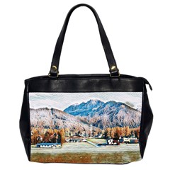 Trentino Alto Adige, Italy  Oversize Office Handbag (2 Sides) by ConteMonfrey