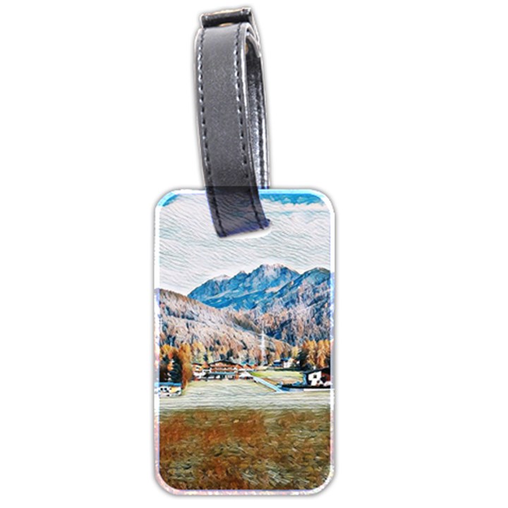 Trentino Alto Adige, Italy. Luggage Tag (two sides)