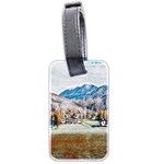 Trentino Alto Adige, Italy. Luggage Tag (two sides) Back