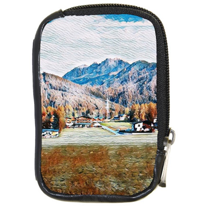 Trentino Alto Adige, Italy. Compact Camera Leather Case