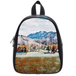 Trentino Alto Adige, Italy. School Bag (Small) Front