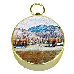 Trentino Alto Adige, Italy  Gold Compasses by ConteMonfrey