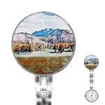 Trentino Alto Adige, Italy. Stainless Steel Nurses Watch Front