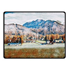 Trentino Alto Adige, Italy  Fleece Blanket (small) by ConteMonfrey