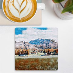 Trentino Alto Adige, Italy  Uv Print Square Tile Coaster  by ConteMonfrey