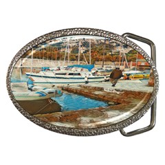 Alone On Gardasee, Italy  Belt Buckles by ConteMonfrey