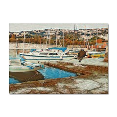 Alone On Gardasee, Italy  Sticker A4 (100 Pack)