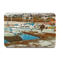 Alone On Gardasee, Italy  Plate Mats by ConteMonfrey