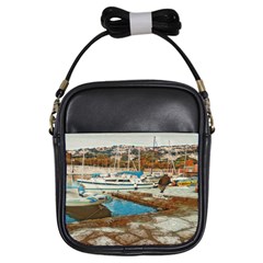 Alone On Gardasee, Italy  Girls Sling Bag by ConteMonfrey