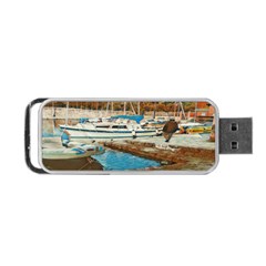 Alone On Gardasee, Italy  Portable Usb Flash (two Sides) by ConteMonfrey