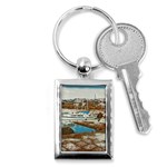 Alone on Gardasee, Italy. Key Chain (Rectangle) Front